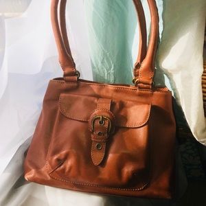 Williams Leather Saddle tote/shoulder bag